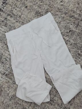 New York & Company White Wide Leg Pants
